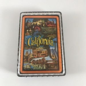 Vintage California Playing Cards New Sealed Knotts San Diego Zoo Hong Kong
